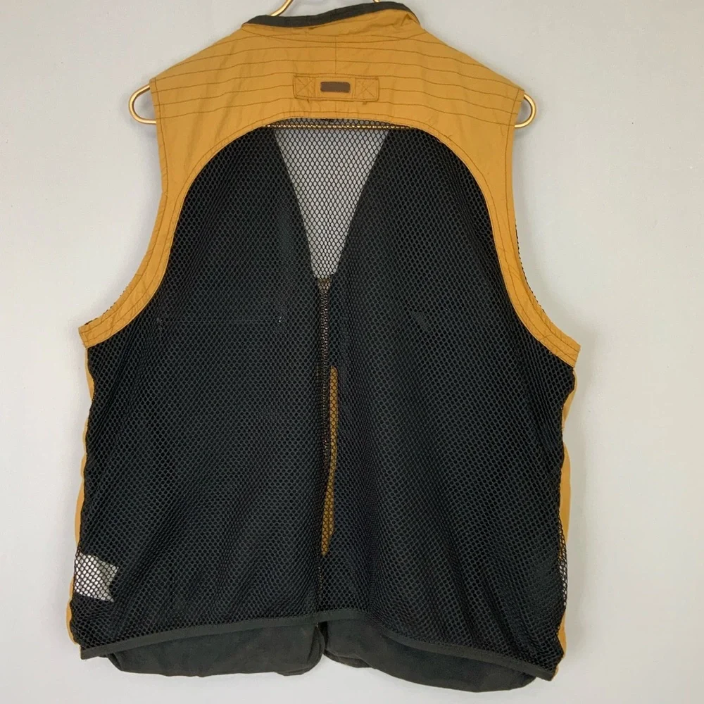 Kakadu Australia Sz Large Yellow Canvas Hunting‎ Fishing Safari Tactical Vest